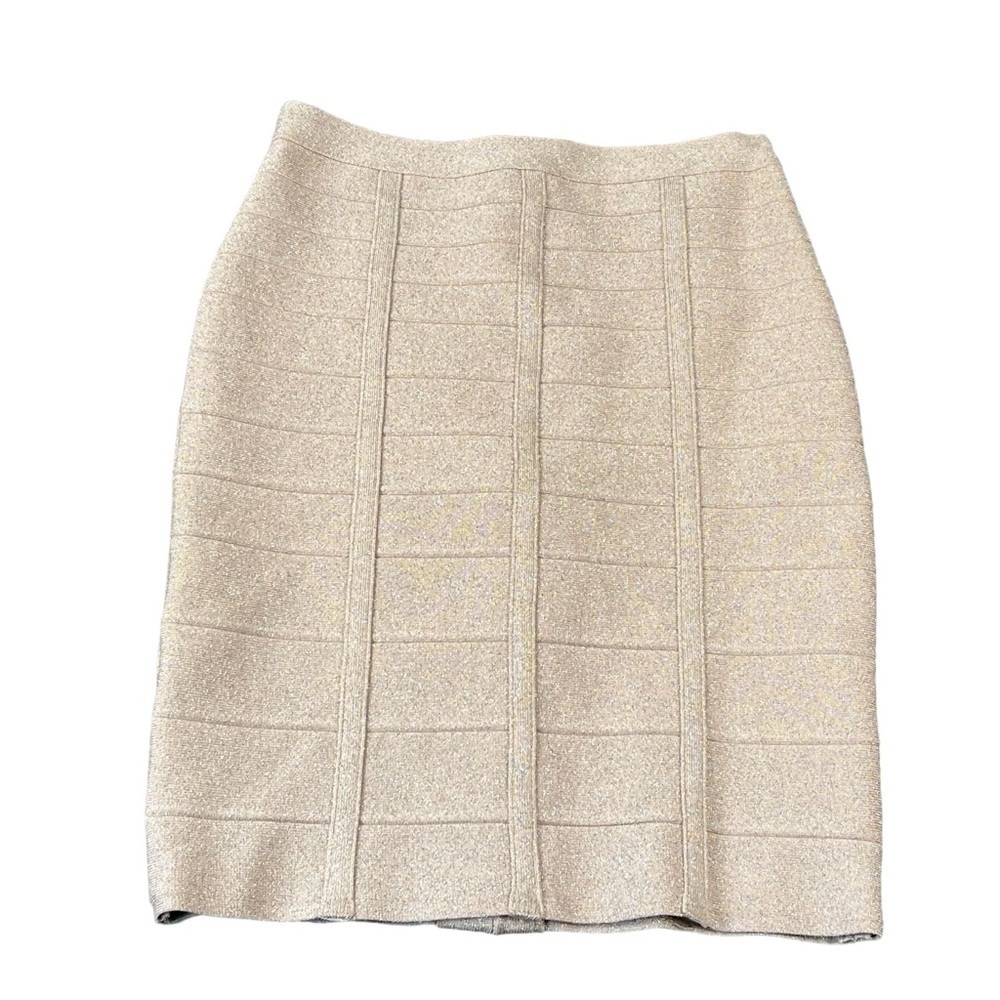 Blush Prom by Alexia Blush Shimmer Pink Bodycon Mini Skirt Women's Size 6